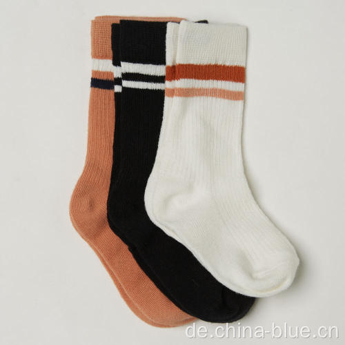 Mode Jungen Baumwollsportsocken